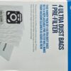 Nilfisk 4 + Dust Bags + Pre-filtre 107407940